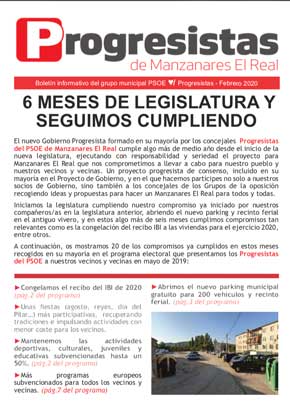 Boletín de PSOE - Progresistas de Manzanares El Real Boletín de PSOE - Progresistas de Manzanares El Real